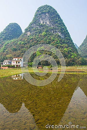 Chinese pastoral scenery