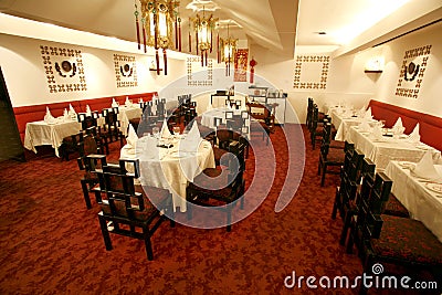 Chinese restaurant dining room