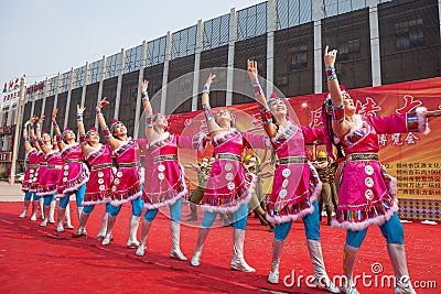 Chinese Tibetan ethnic dance