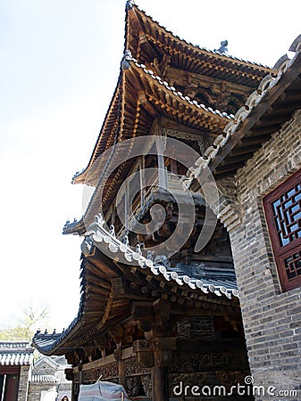 A Chinese traditional building