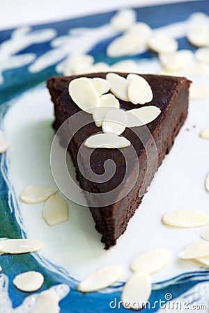 Chocolate and almond cake