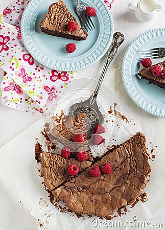 Chocolate almond cake