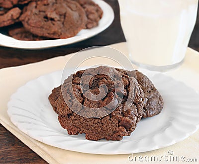 Chocolate Chocolate Chip Cookies