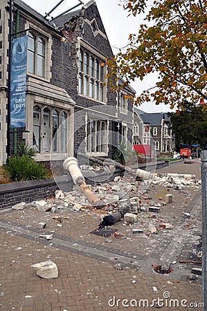 Christchurch Earthquake - Arts Centre Damage