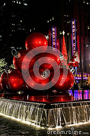 Christmas Balls and Radio City Music Hall