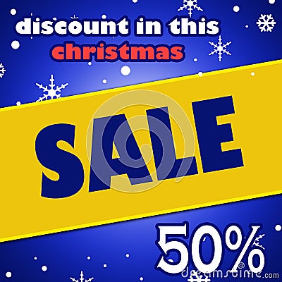 Christmas Discount Sale banner