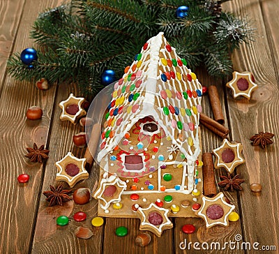 Christmas gingerbread house