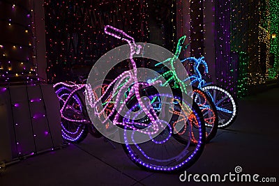 Christmas Lights at Disney s Hollywood Studios - Bicycles