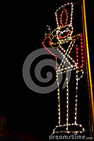 Christmas Lights - Toy Soldier Saluting!