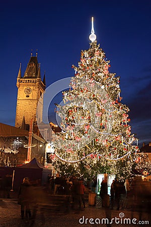 Christmas Mood on the Old Town Square, Prague