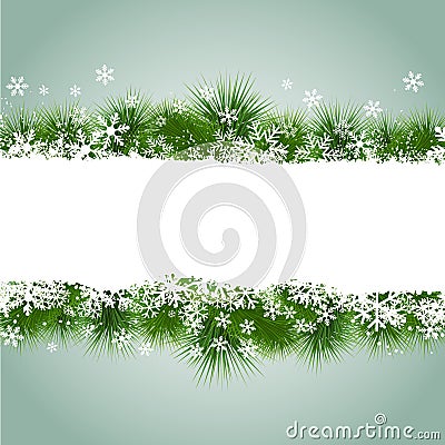 Christmas snowflake background