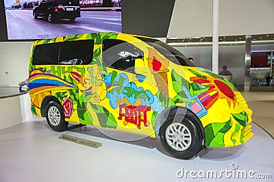 Chromatic nissan nv200 car model