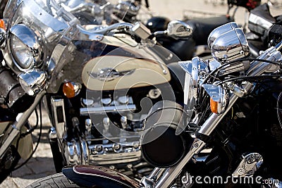 Chrome of Motorcycle