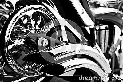 Chrome motorcycle