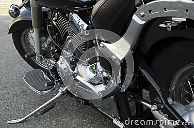 Chromed motorcycle