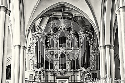 The church organ St. Mary s Church (Marienkirche) at Alexanderplatz.