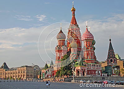 Church of St Basils on Red Square Moscow