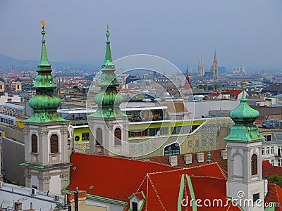 Church and Vienna skyline