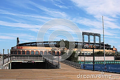 Citi Field, home of major league baseball team the New York Mets in Flushing, NY.