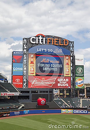 Citi Field, home of major league baseball team the New York Mets