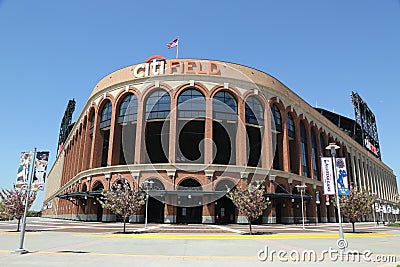 Citi Field, home of major league baseball team the New York Mets in Flushing, NY
