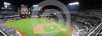 Citi field at night