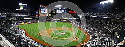 Citi field at night