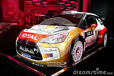 Citroen DS3 WRC racing car