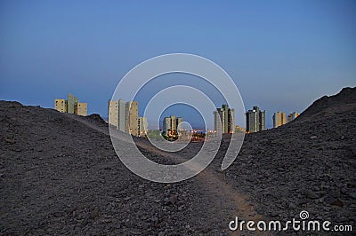 City ​​in the desert