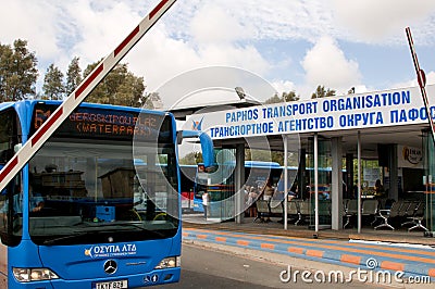 City bus service on the island of Cyprus