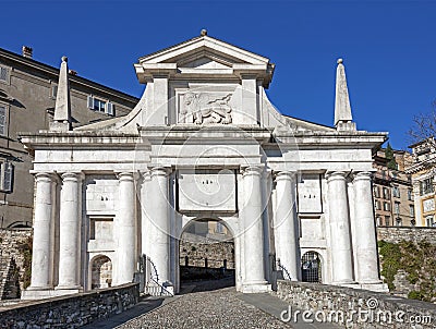 City gate, Bergamo (Porta San Giacomo)