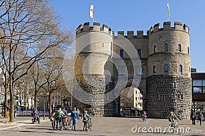 The city gate the Hahnentorburg, Cologne