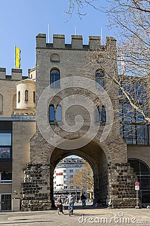 The city gate the Hahnentorburg, Cologne