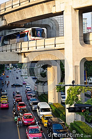 City life of Bangkok