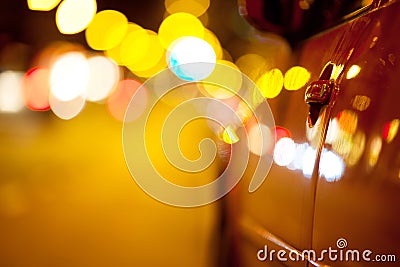 City lights. Abstract background