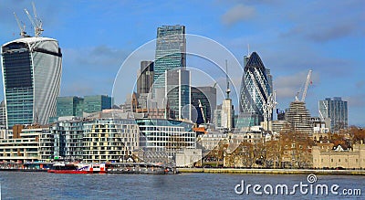 City of London skyline