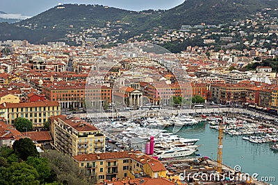 City of Nice - View of Port de Nice