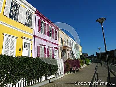 City street town-houses Urban