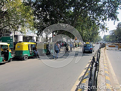 City Streets of Delhi India