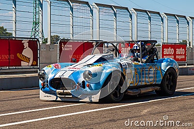 Classic AC Cobra race car