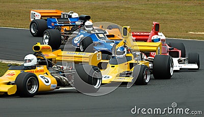 Classic F5000 racing cars