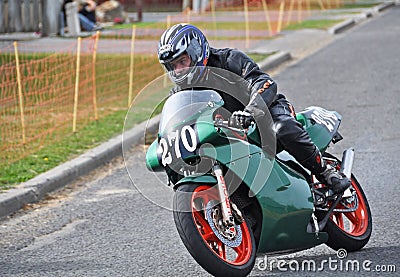 Classic Motorcycle Street Racing Honda NSR250 at Methven New Zea