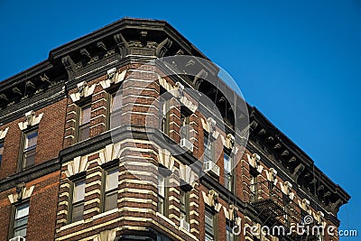 Classic old apartment building, New York City