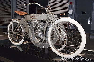 Classic Vintage Harley Dasvidson Motorcyle Bike