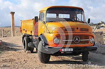 Classic Volvo Pickup Truck - Jerash, Jordan