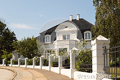Classic white mansion