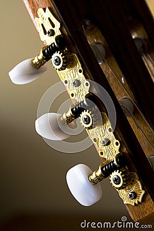 Classical guitar tuners