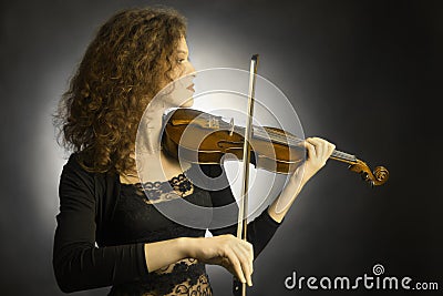 Classical musician violin player