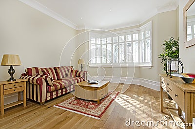 Classy living room with nice furniture