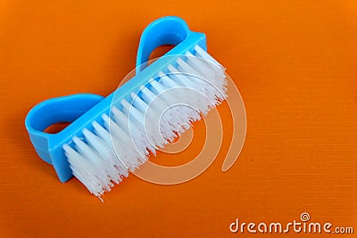 Cleaning brush isolated